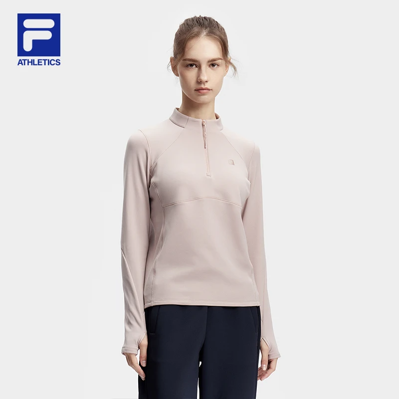 Fila/斐乐【金标加绒】秋冬运动休闲高定针织长袖上衣A11W411214F