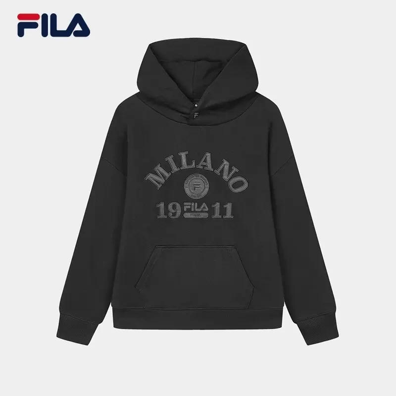 FIL 斐乐【米兰系列高端连帽卫衣】2023加绒上衣F11U345202F
