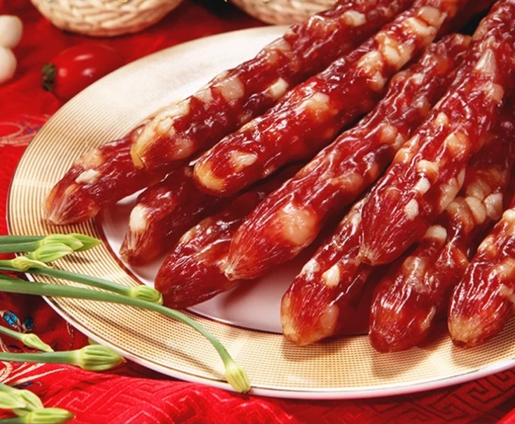 【顺德拉叔臻品】精选二八腊肠454g（百合干）