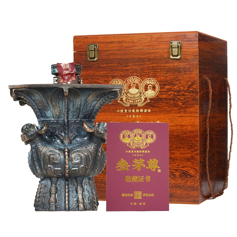 征天下 ·叁茅尊酒 华世传承 茅祖品味 酱香型白酒53度2.5L*1樽