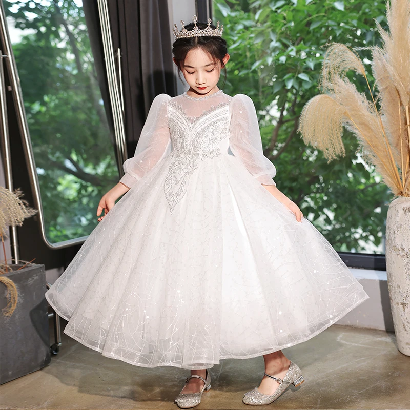 99218女童连衣裙儿童装礼服儿童公主裙洋气小女孩裙生日裙子