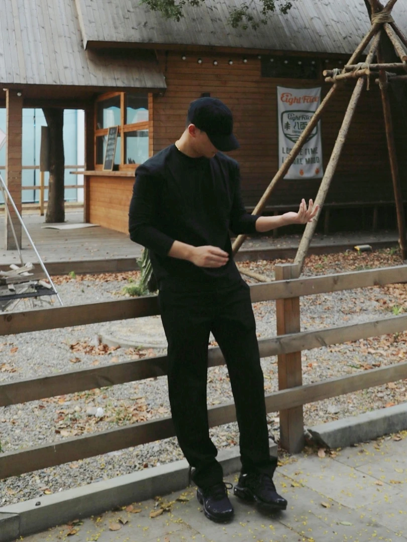 GTAL×NoLogo联盟美式莱赛尔西裤纯色立体剪裁宽松秋冬直筒休闲裤