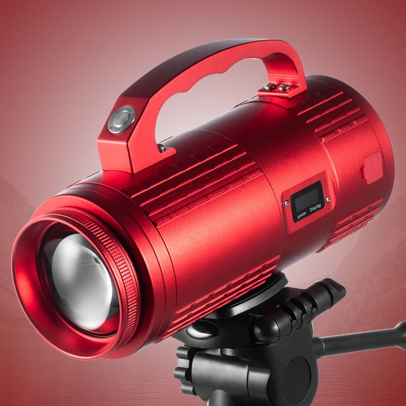 夜钓灯钓鱼灯紫光台钓超亮搓饵捞鱼钓鱼灯高功率蓝光电筒激光炮