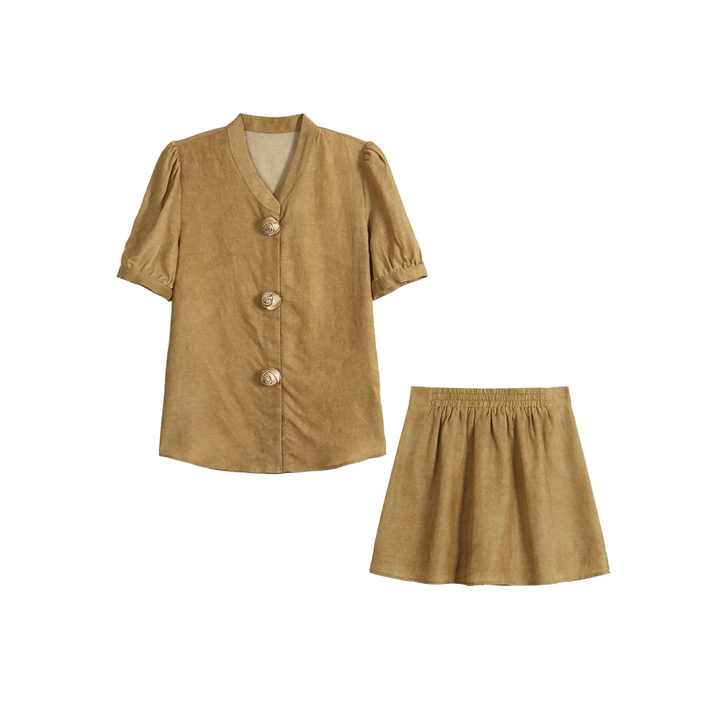 夏季新款优雅设计感气质套装8991265