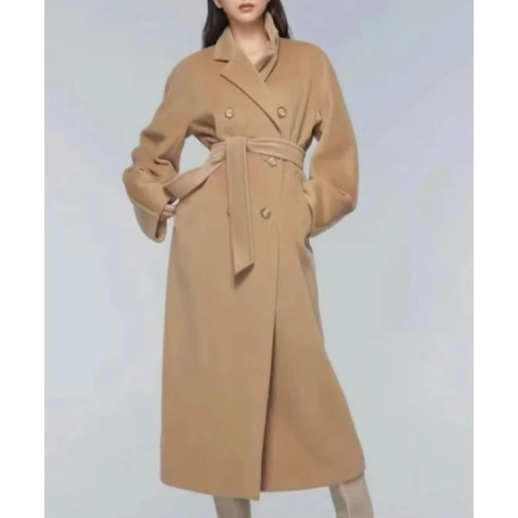 【一生一件】801长款100纯绒13. 8微米立裁手缝大衣