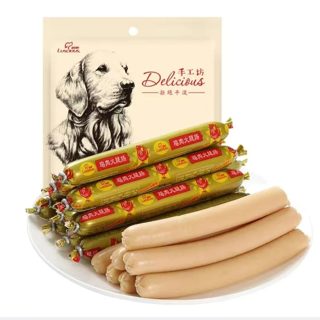 路斯火腿肠鸡肉味成幼犬训练奖励零食专用单支一支15g