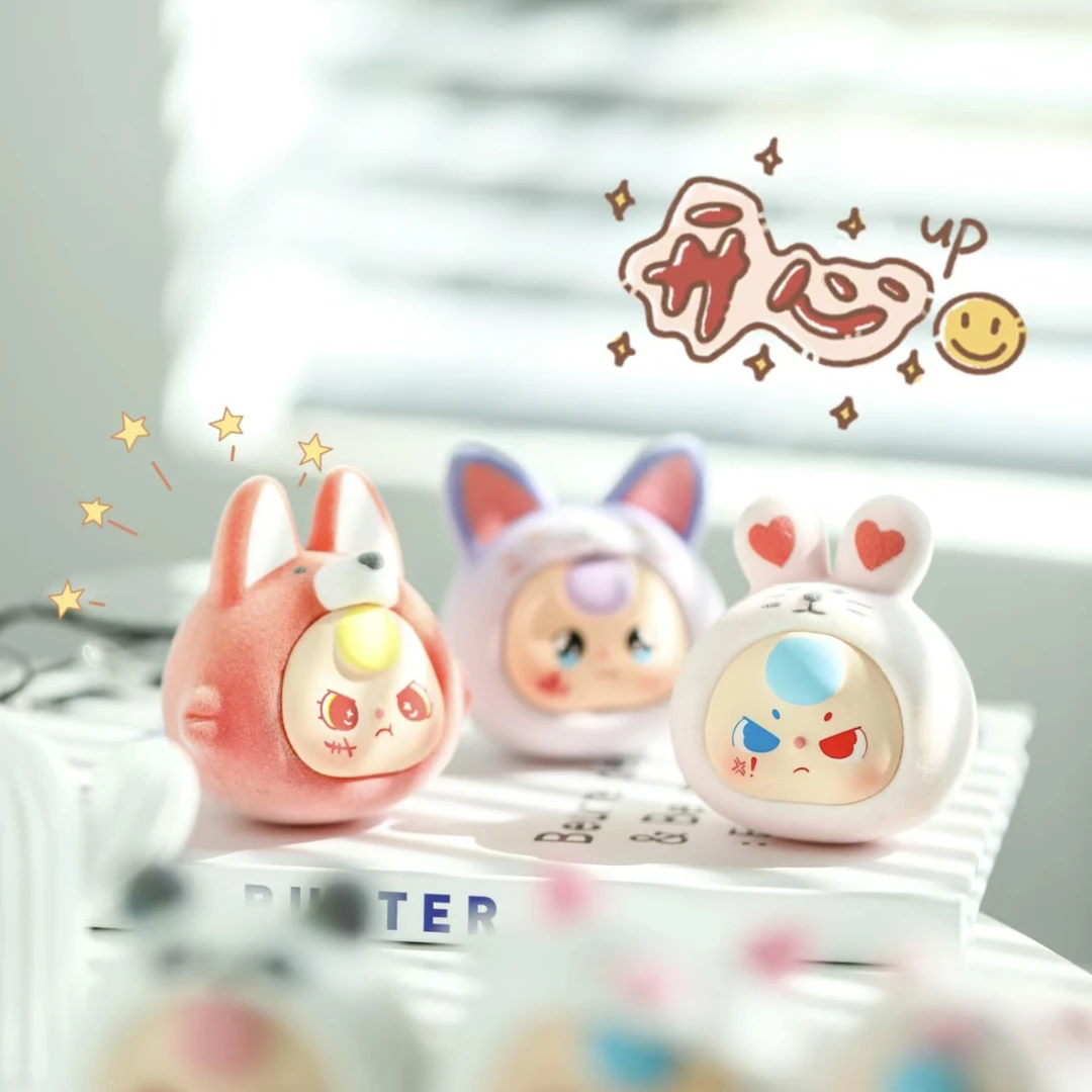 【拆盒】娃他哥二代萌粒盲盒潮玩