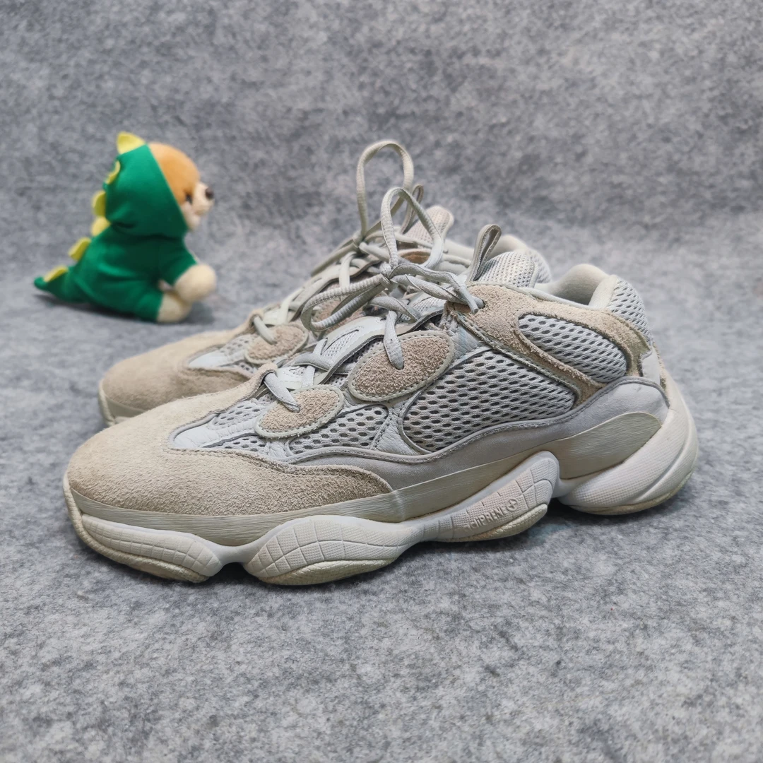 95新 adidas/阿迪达斯 43码 正品 椰子Yeezy500 灰色 原盒