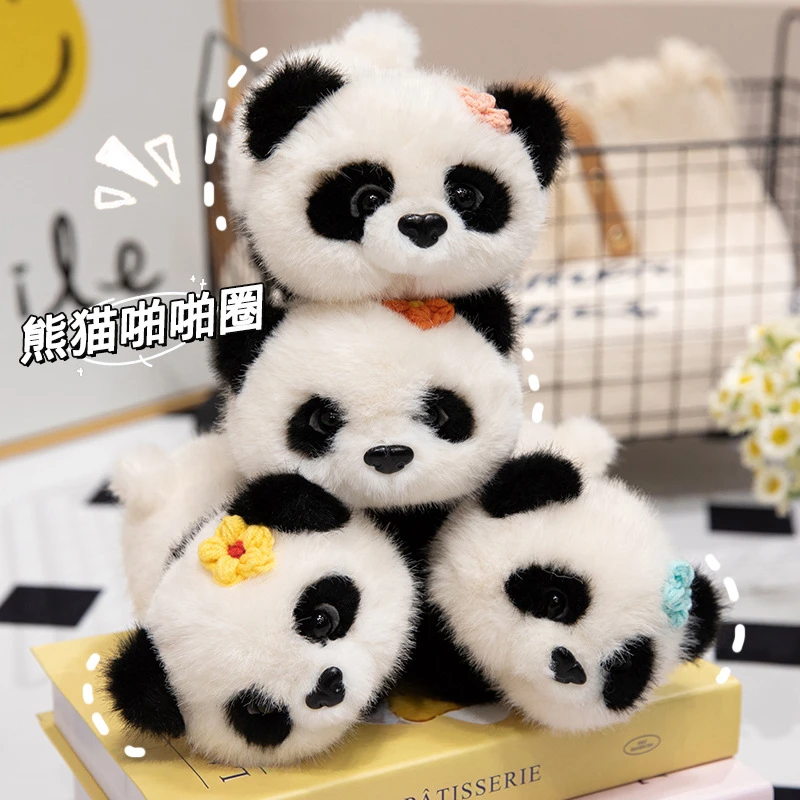 2024新款式成都旅游纪念品啪啪圈可爱手环玩偶装饰品卡通毛绒公仔