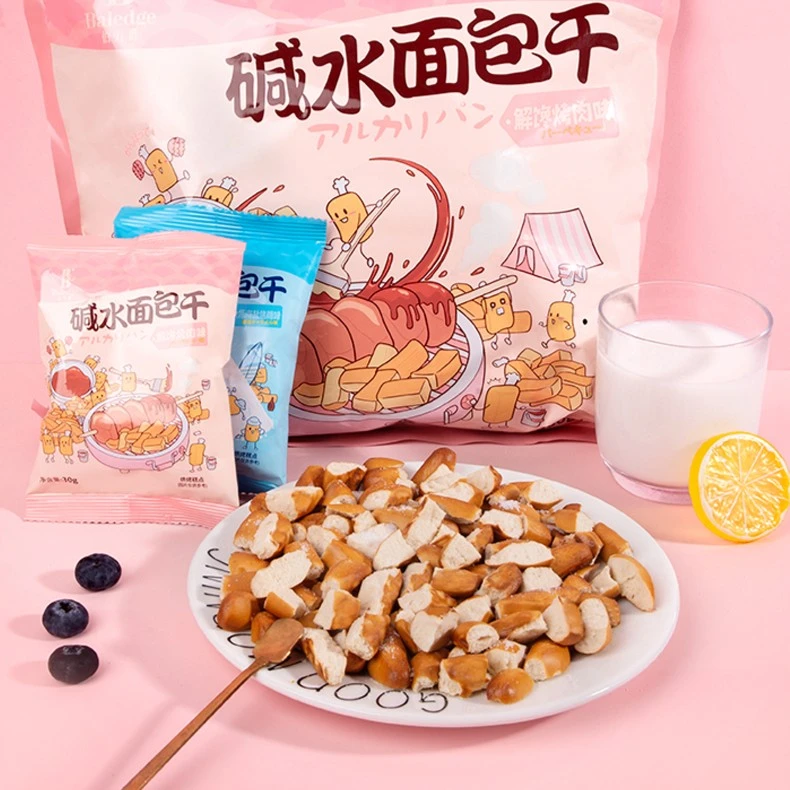 伯力爵碱水面包干海盐焦糖小饼干烘焙非油炸解馋耐吃小吃扭仔大酥