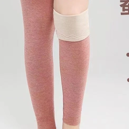 德绒护腿袜套四季过膝加长袜子护膝女士关节秋冬保暖老寒腿套