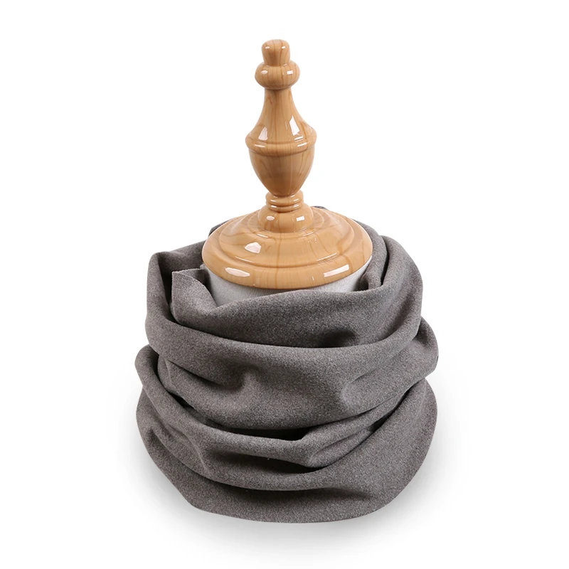 冬季德绒围脖男女士保暖防寒围巾冬天护颈小围脖骑行脖套防风面罩