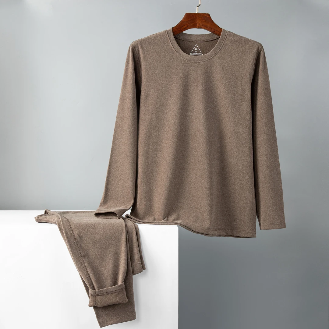 【温妮心选】男士德绒套装秋衣秋裤家居服无缝舒适透气保暖内衣秋冬