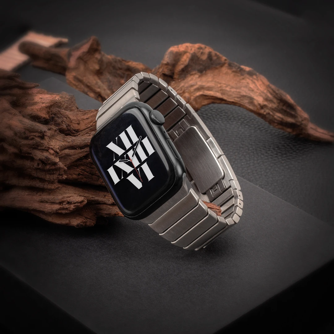 适用苹果手表ultra2表带iwatch金属不锈钢applewatchs9/8/7SE高级