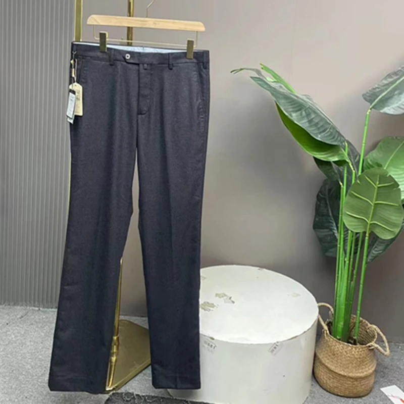 【两色目进口休闲裤】男士秋冬款简单休闲裤