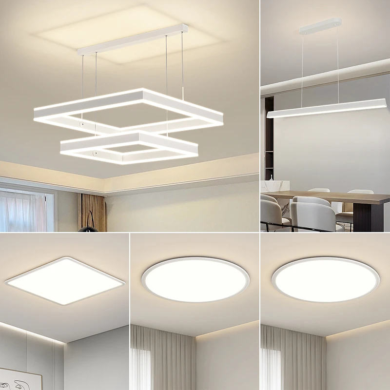 【顾家】客厅吊灯网红新款现代简约大气灯具极简主灯客厅灯主卧节