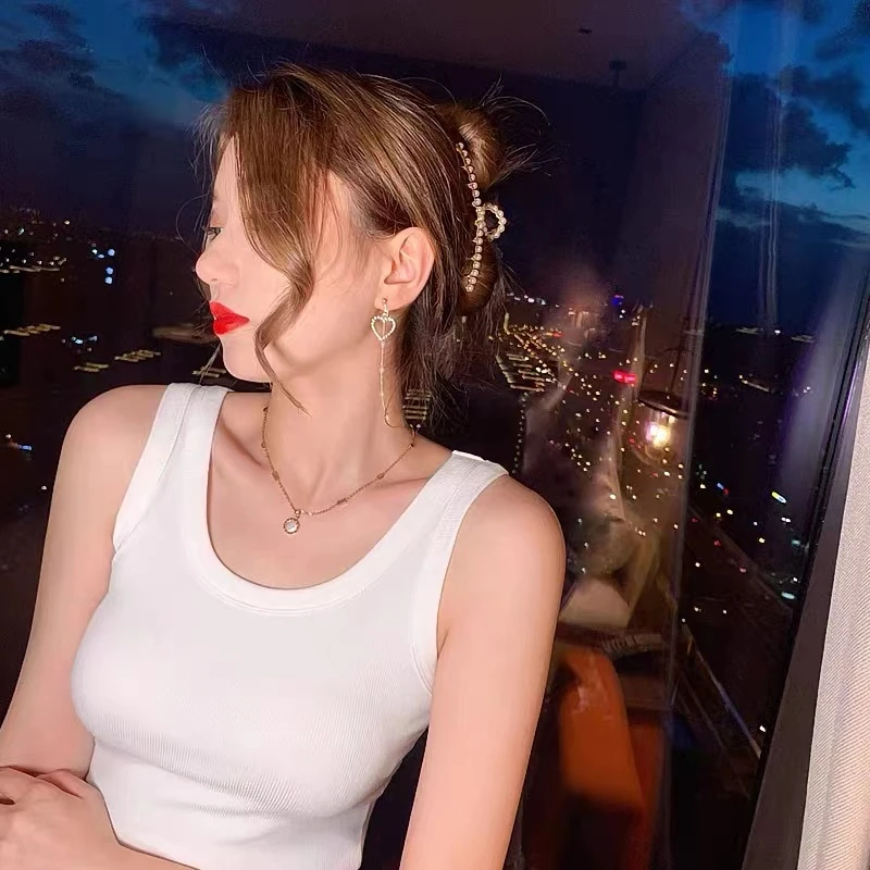 PARONG/帕绒2025四季款螺纹针织弹力百搭背心女