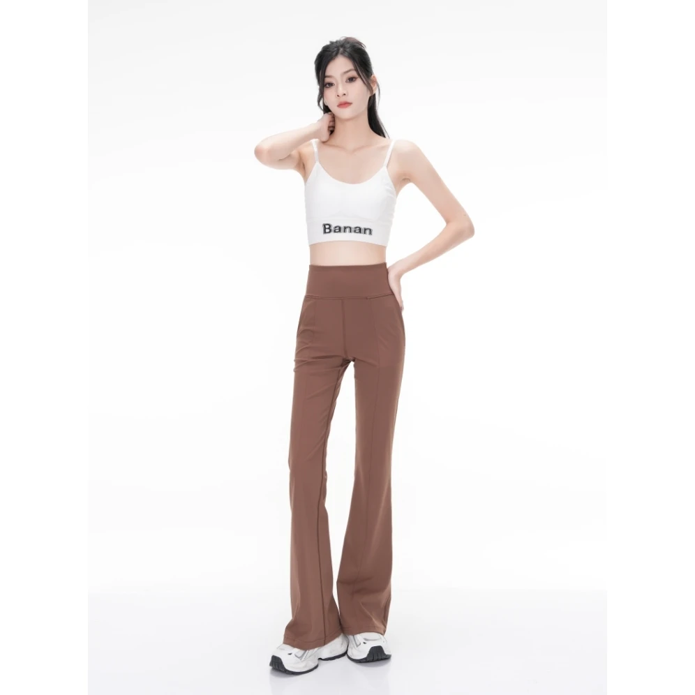 3.0groove带口袋显瘦运动休闲外穿高腰显瘦瑜伽喇叭裤