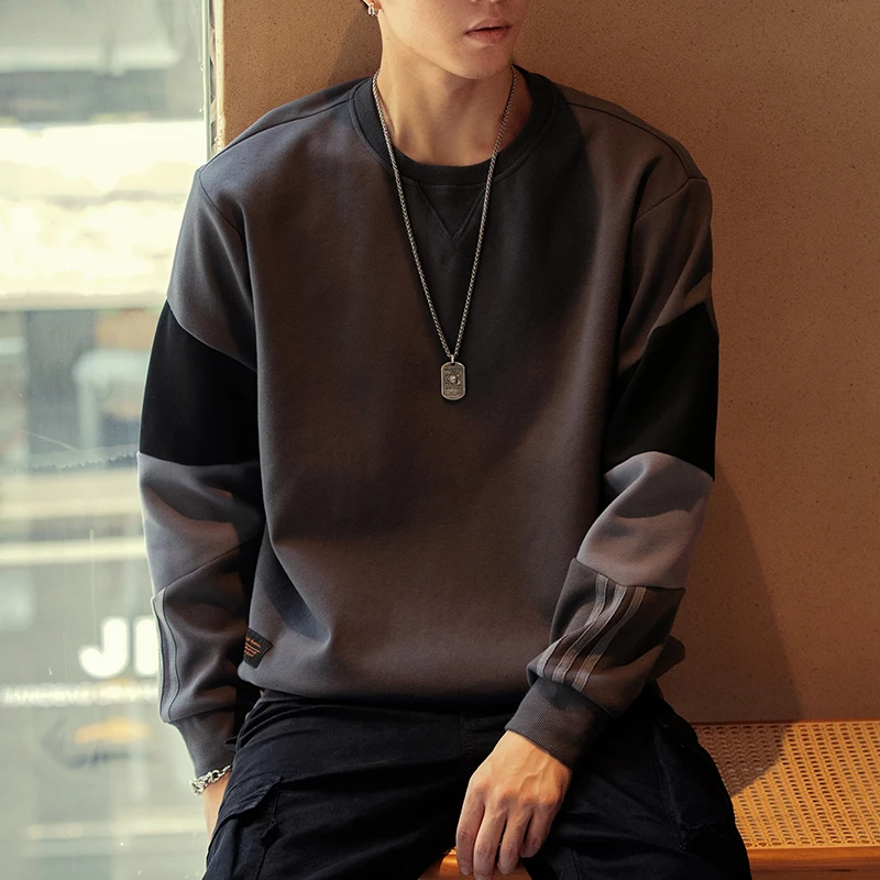 MR.MUDI/穆迪先生重磅卫衣男士秋冬款宽松男生休闲宽松潮牌秋季男