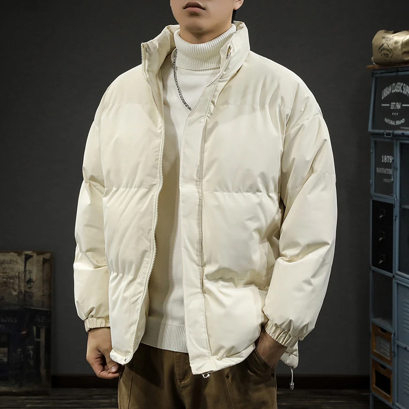 MR.MUDI/穆迪先生冬季宽松立领棉服男户外防风休闲棉袄保暖外套