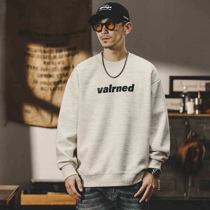 MR.MUDI/穆迪先生重磅双面棉卫衣男冬季宽松内搭外穿打底上衣