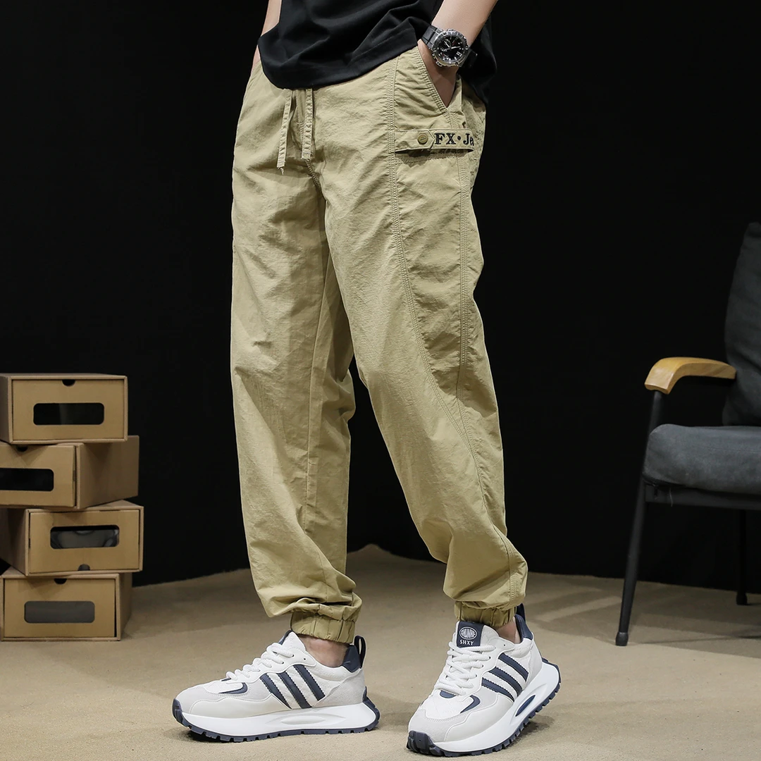 MR.MUDI/穆迪先生2025夏季新款冰丝休闲裤男薄款速干裤子春秋