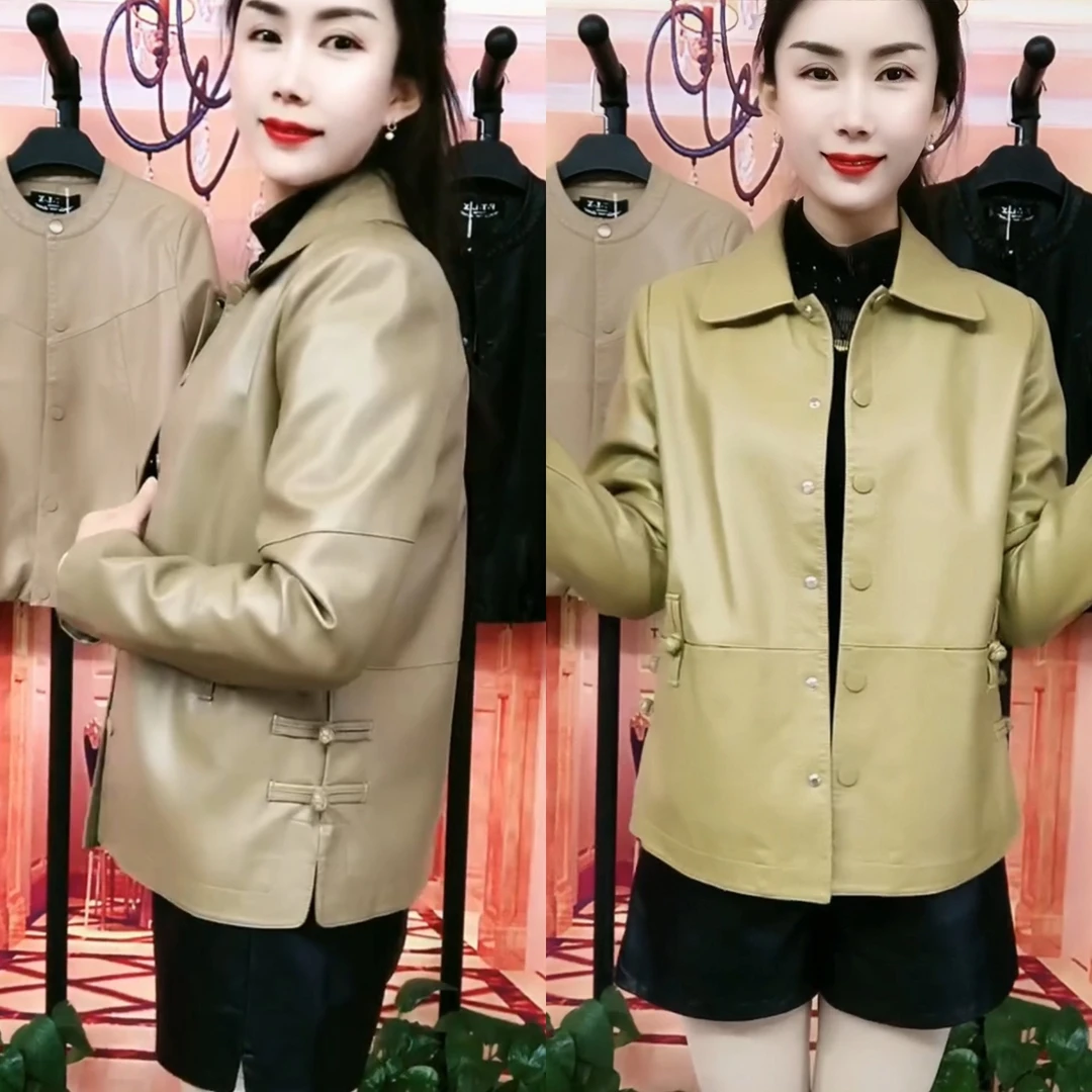 2024爆款皮衣女外套短款皮夹克高档遮肉时尚韩版女士皮衣春秋百搭