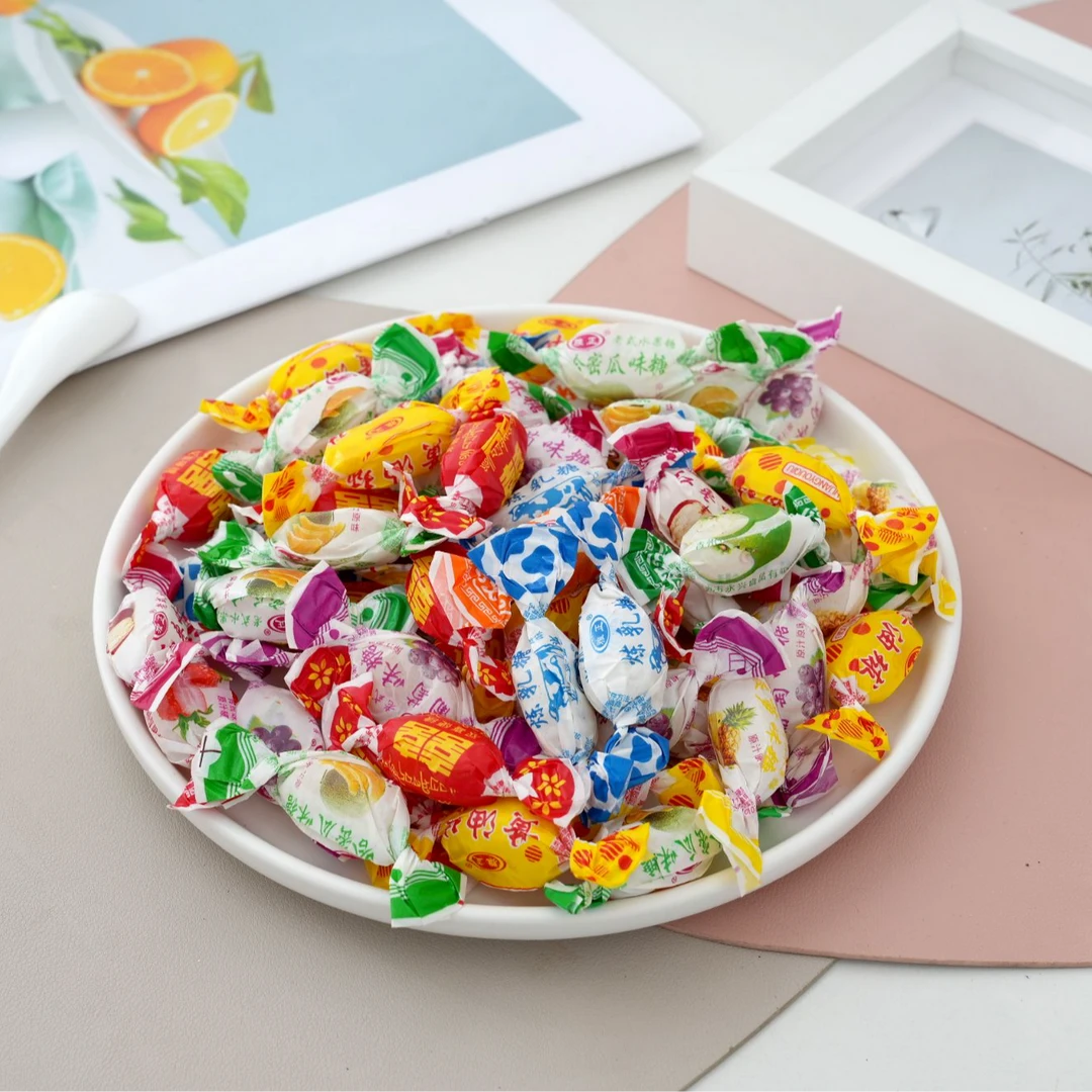 经典老式水果硬糖怀旧返砂糖传统喜糖老式糖老口味批发7080儿时糖