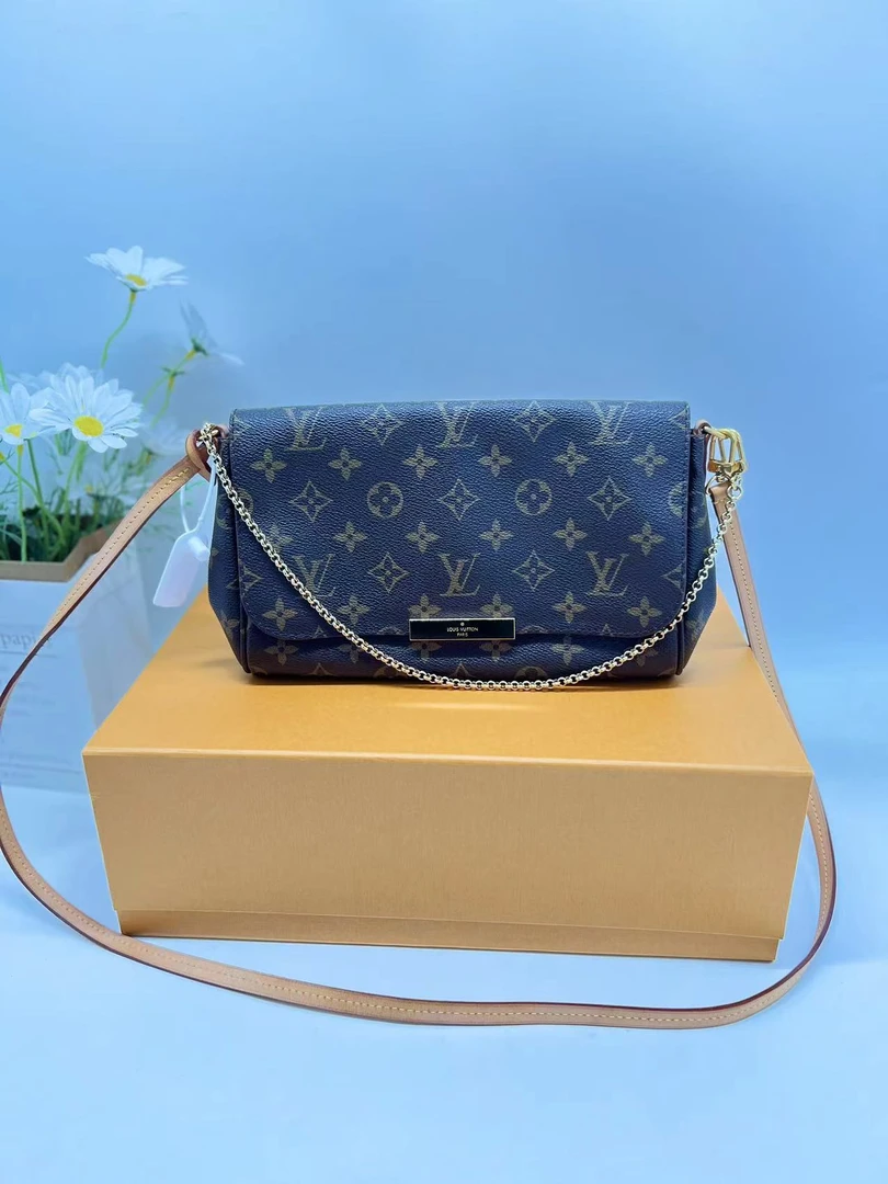 99新 LouisVuitton/路易威登 98新/挚爱包/中号老花