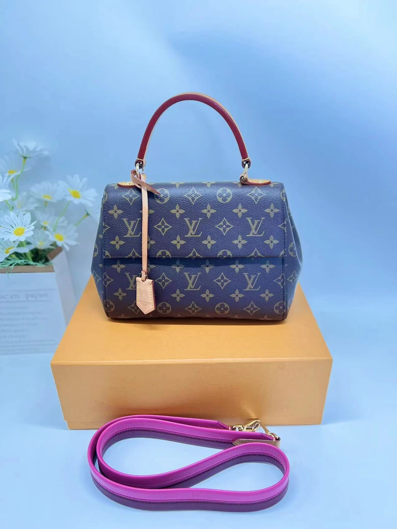 95新 LouisVuitton/路易威登 LV二奢妞妞/单肩包/克鲁尼BB/老花