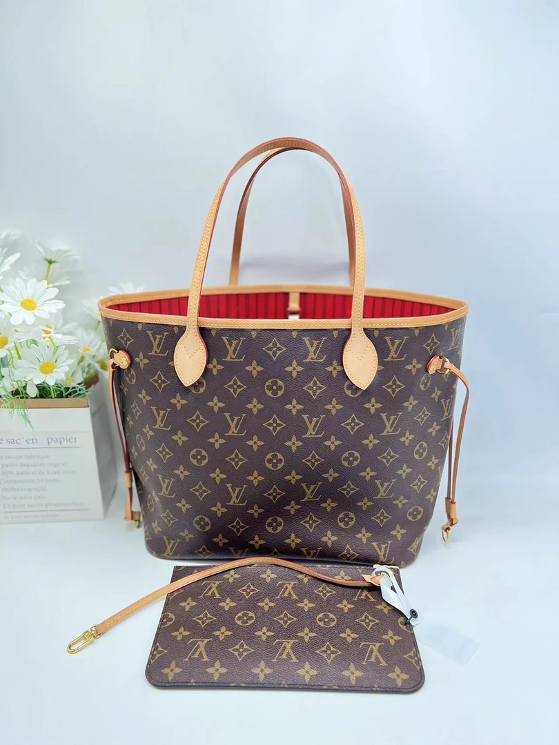 99新 LouisVuitton/路易威登 98新/购物袋/NF/老花中号