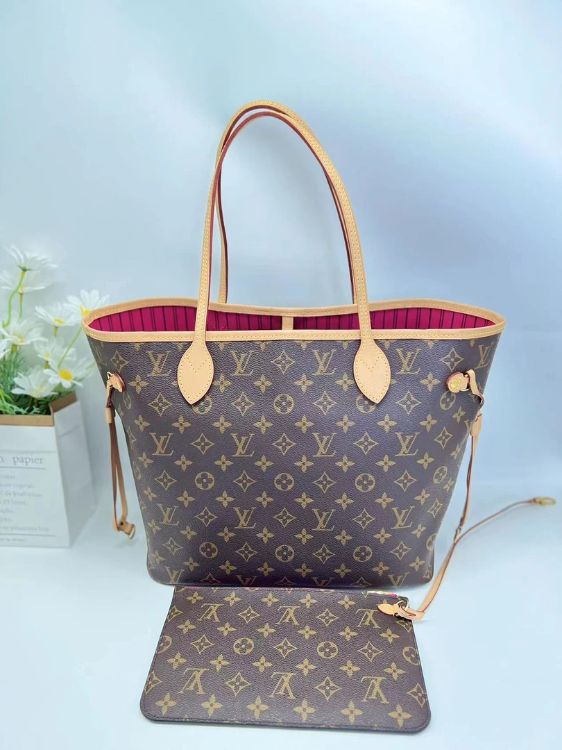 99新 LouisVuitton/路易威登 LV二奢妞妞/托特包/NF中号芯片