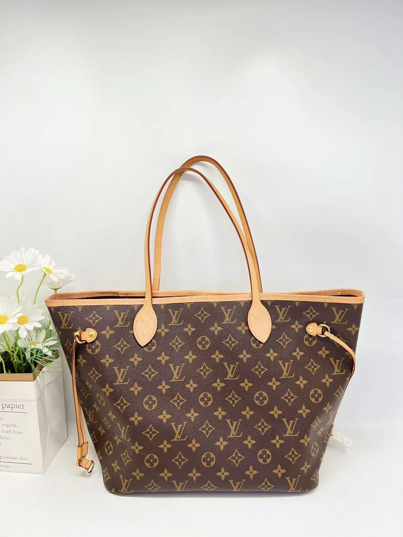 99新 LouisVuitton/路易威登 98新/购物袋/NF老花中号
