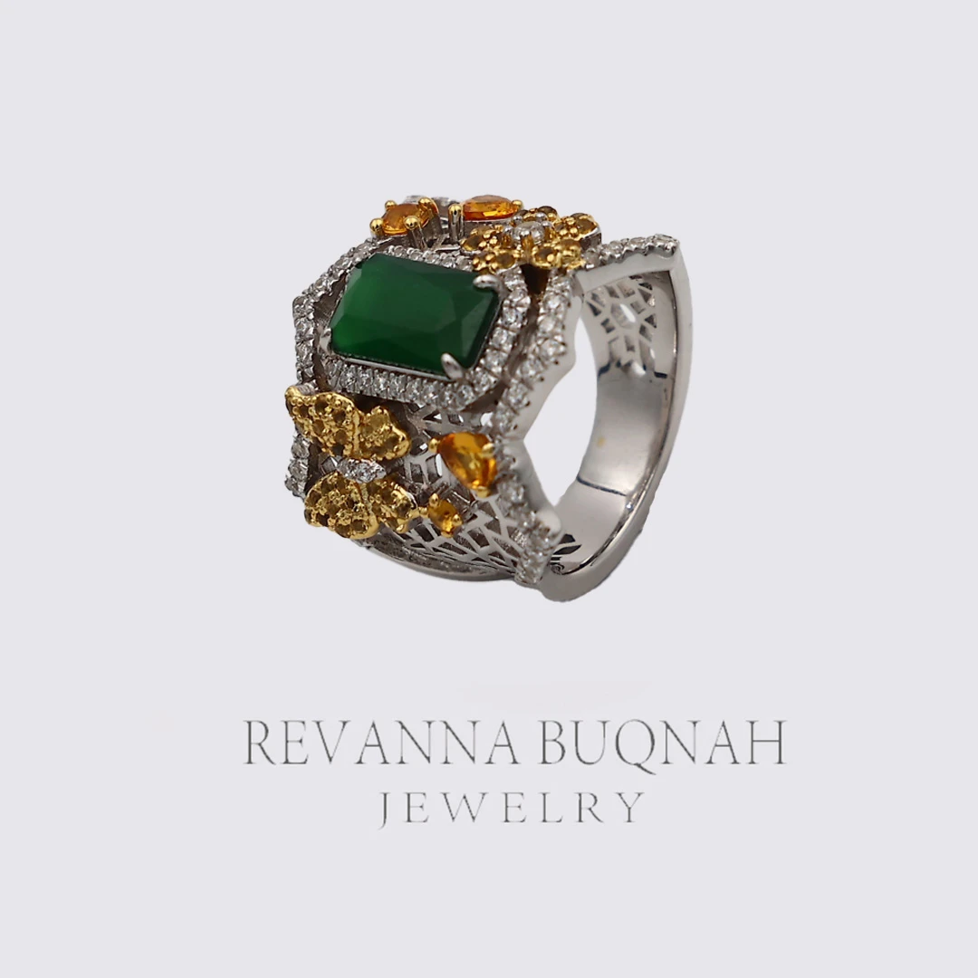 REVANNA沙特原创天然翡翠珠宝【法依则 Fa’izah】