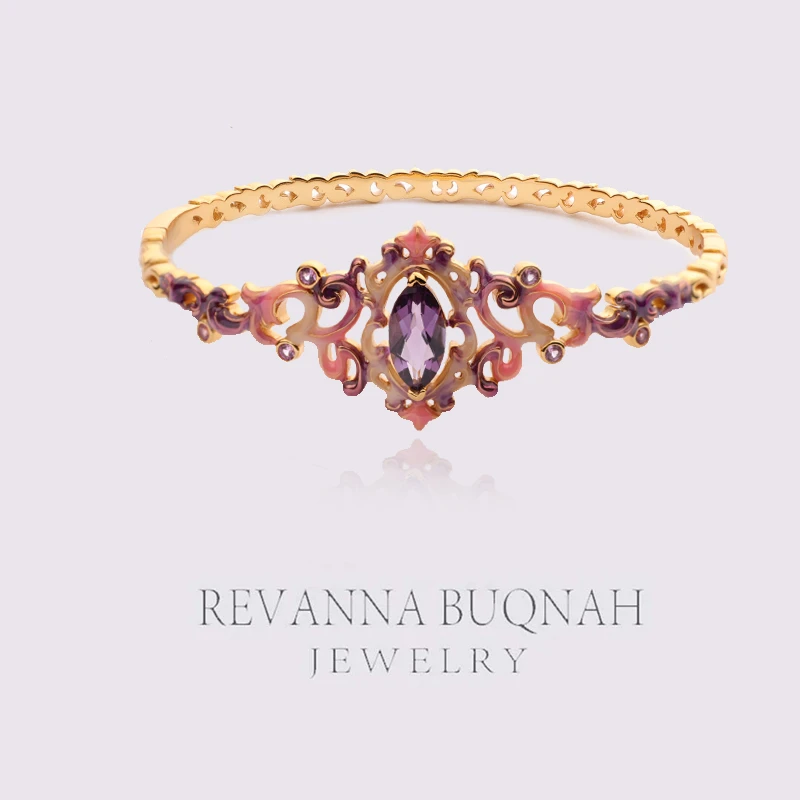 REVANNA沙特原创天然紫水晶套系珠宝【穆尔台迪 Murtadi】