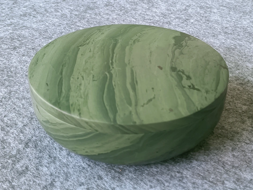 水泉湾老坑料墨海，尺寸，直径12.5/3.5厘米