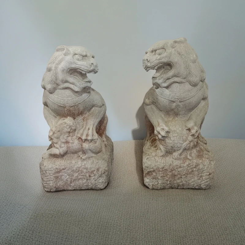 青石材质整石整雕 迎门狮 不包邮