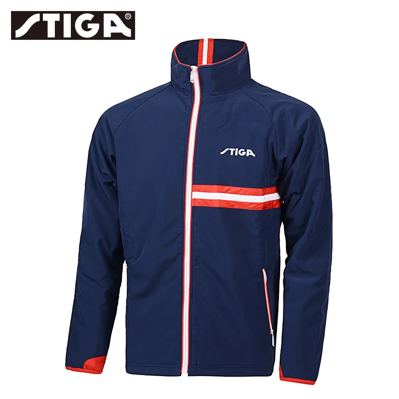 Stiga/斯帝卡乒乓球服男女款斯蒂卡长袖春秋冬款保暖运动棉服比赛