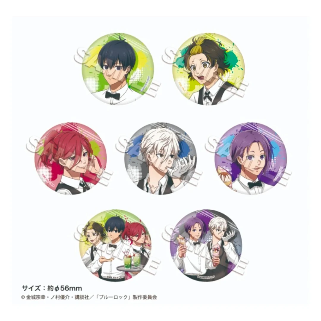 蓝色监狱 咖啡服务生吧唧 【盲盒商品 默认代拆】