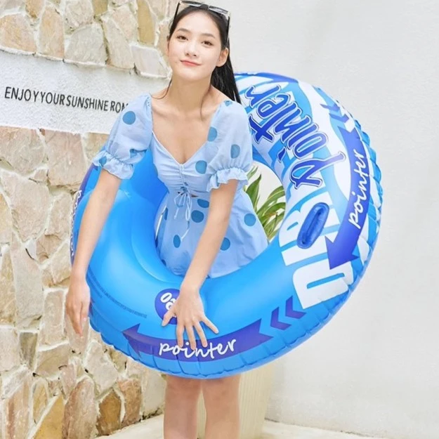 游泳圈成人女儿童加厚款防侧翻男女救生圈初学者水上充气玩具浮圈