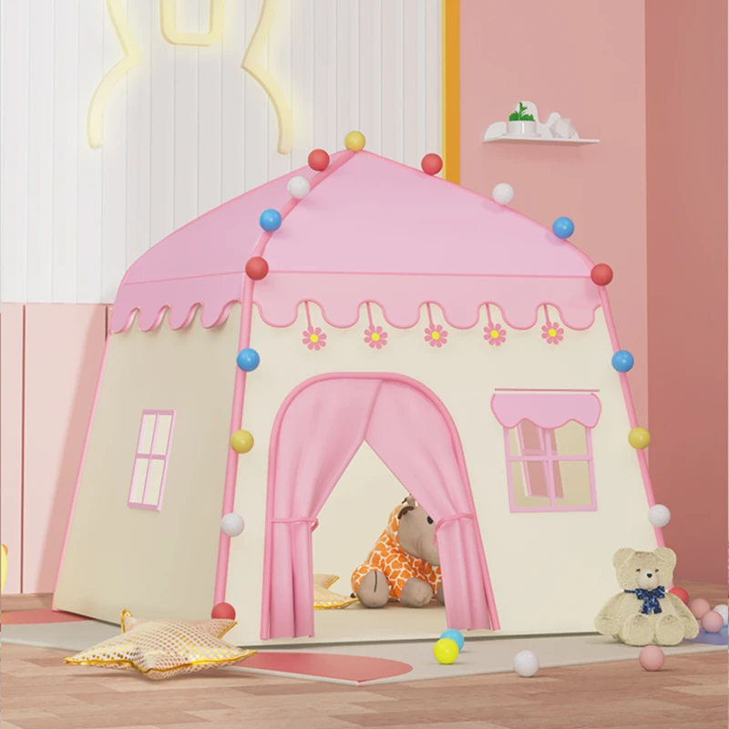 帐篷室内儿童小帐篷睡觉公主户外折叠床上帐篷女孩男生游戏房屋
