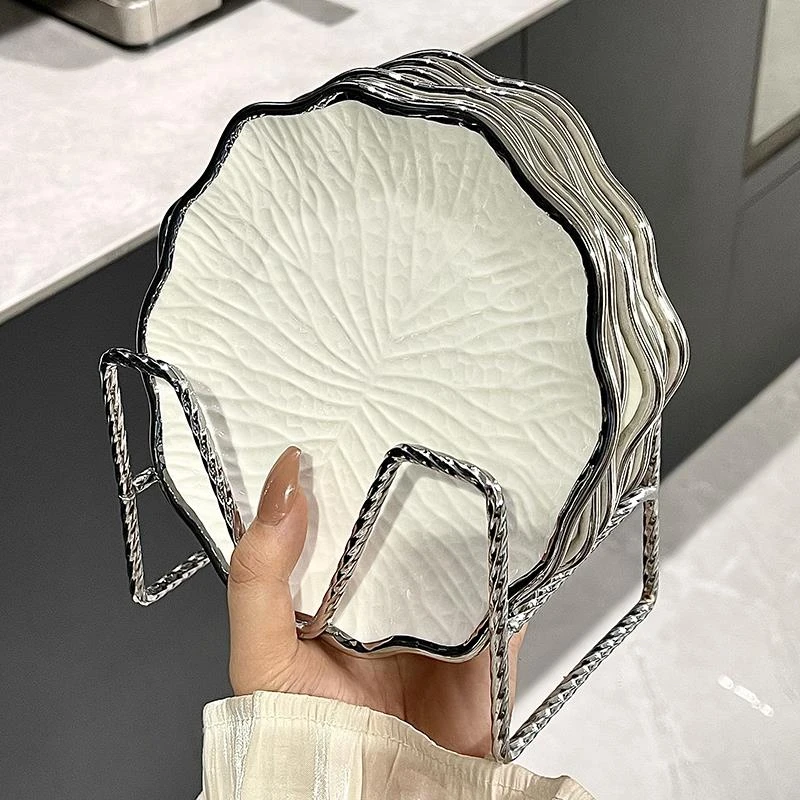 轻奢吐骨碟家用陶瓷餐桌垃圾渣盘蛋糕餐盘食品级装骨头碟子小吃碟