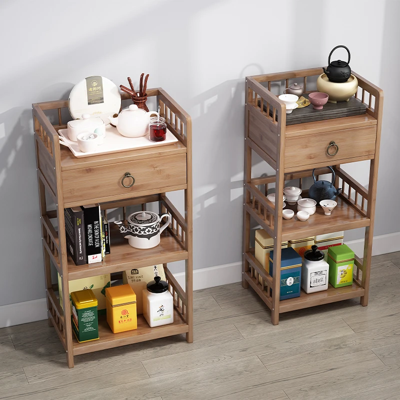 茶水桌小茶几烧水泡茶台茶桌侧边柜茶柜架置物架茶叶茶具收纳架子