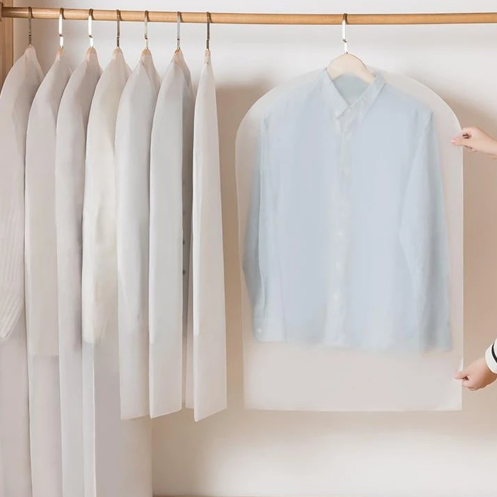 衣服防尘罩挂式家用大衣防尘袋挂衣罩西装套子衣物遮尘透明套衣罩