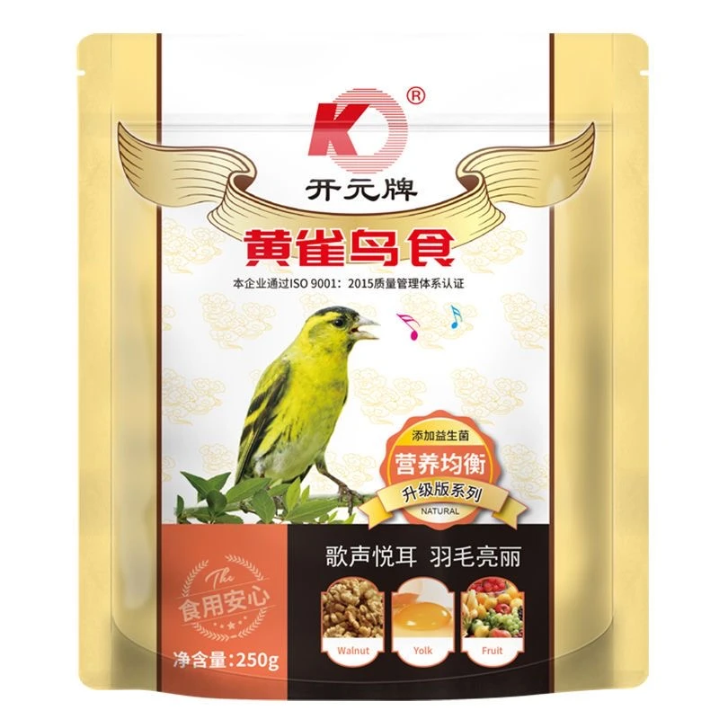 开元牌雀鸟食益生菌营养鸟粮小米鸡蛋花生合成颗粒雀鸟饲料新鲜