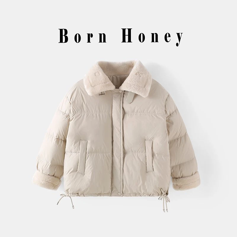 女孩冬季加厚棉服2024新款洋气女童中大童韩版休闲棉服外套Q61823