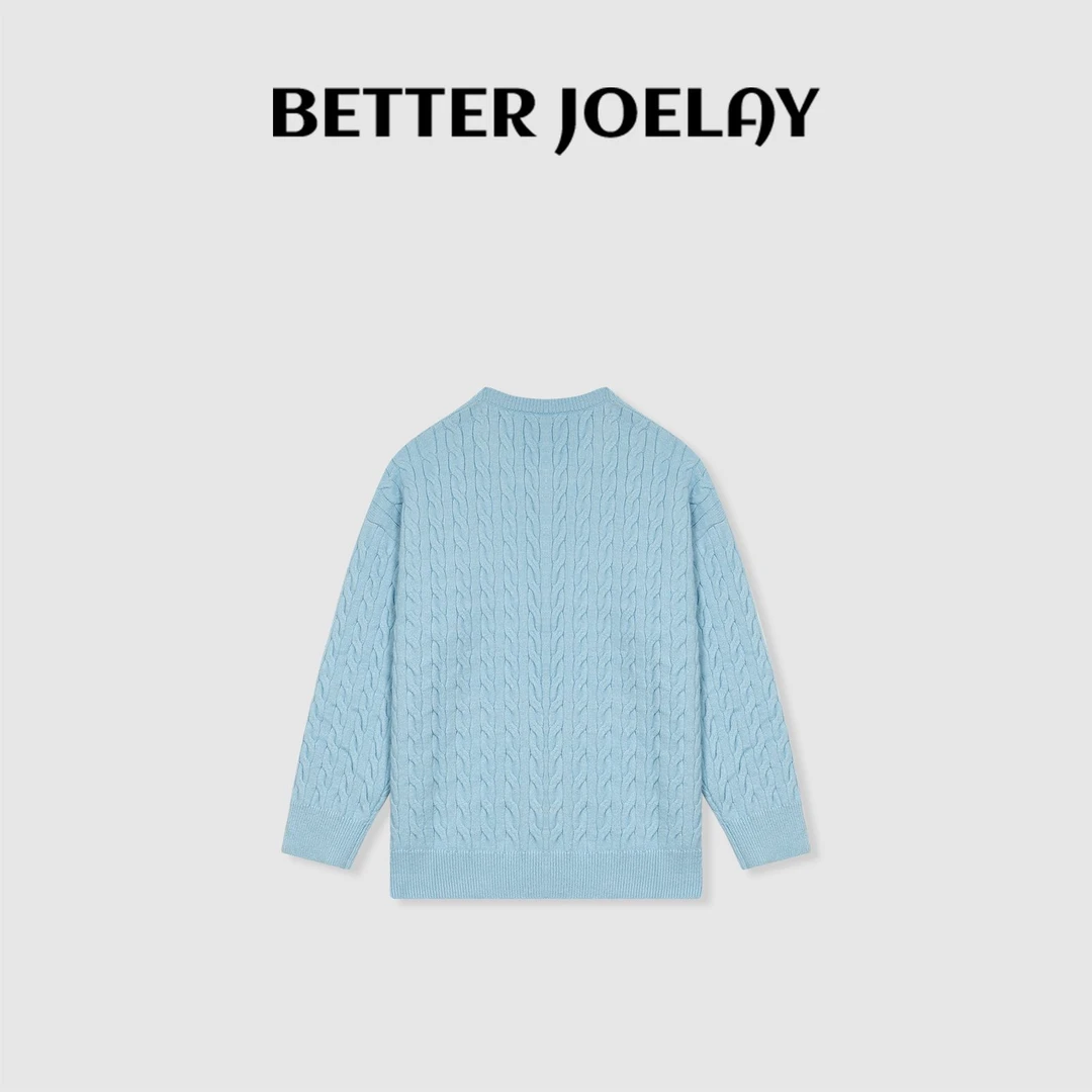 BETTER JOELAY-【海底精灵】时尚针织开衫毛衣韩版慵懒风LL5180