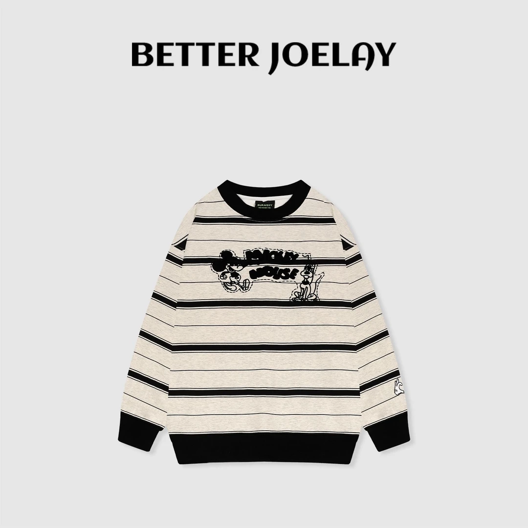 BETTER JOELAY -【快乐妙妙屋】时尚圆领卫衣宽松韩版休闲ZZ3657