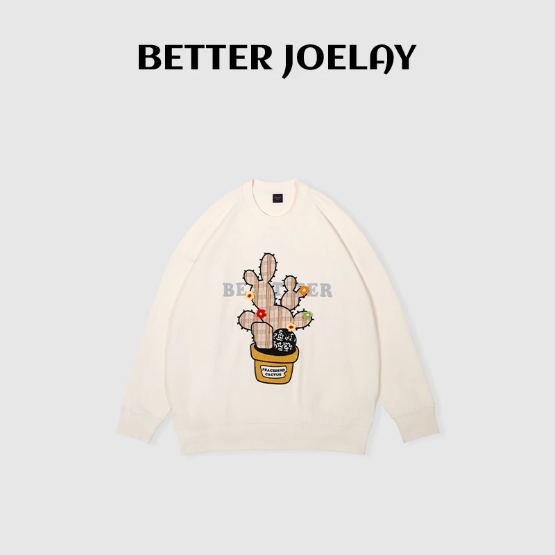 BETTERJOELAY -【仙人掌】SL0559款高端宽松大版韩版卫衣春秋