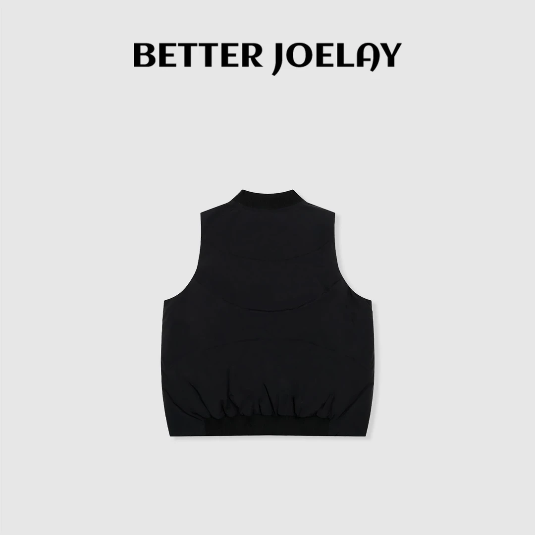 BETTER JOELAY-【格调徽章】时尚秋冬马甲百搭简约百搭Z0589
